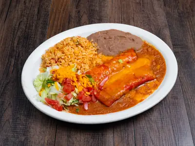 Foto: plato de enchiladas de res