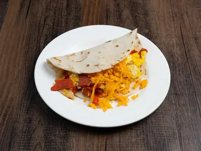 Foto: taco de chilaquiles