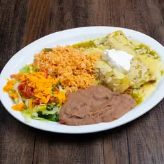 Foto: plato de enchiladas verdes