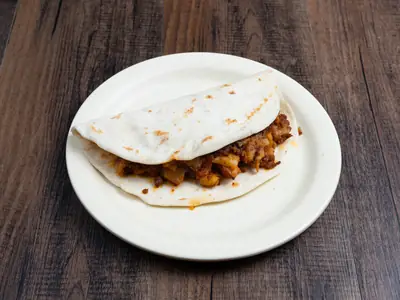 Foto: papa y chorizo